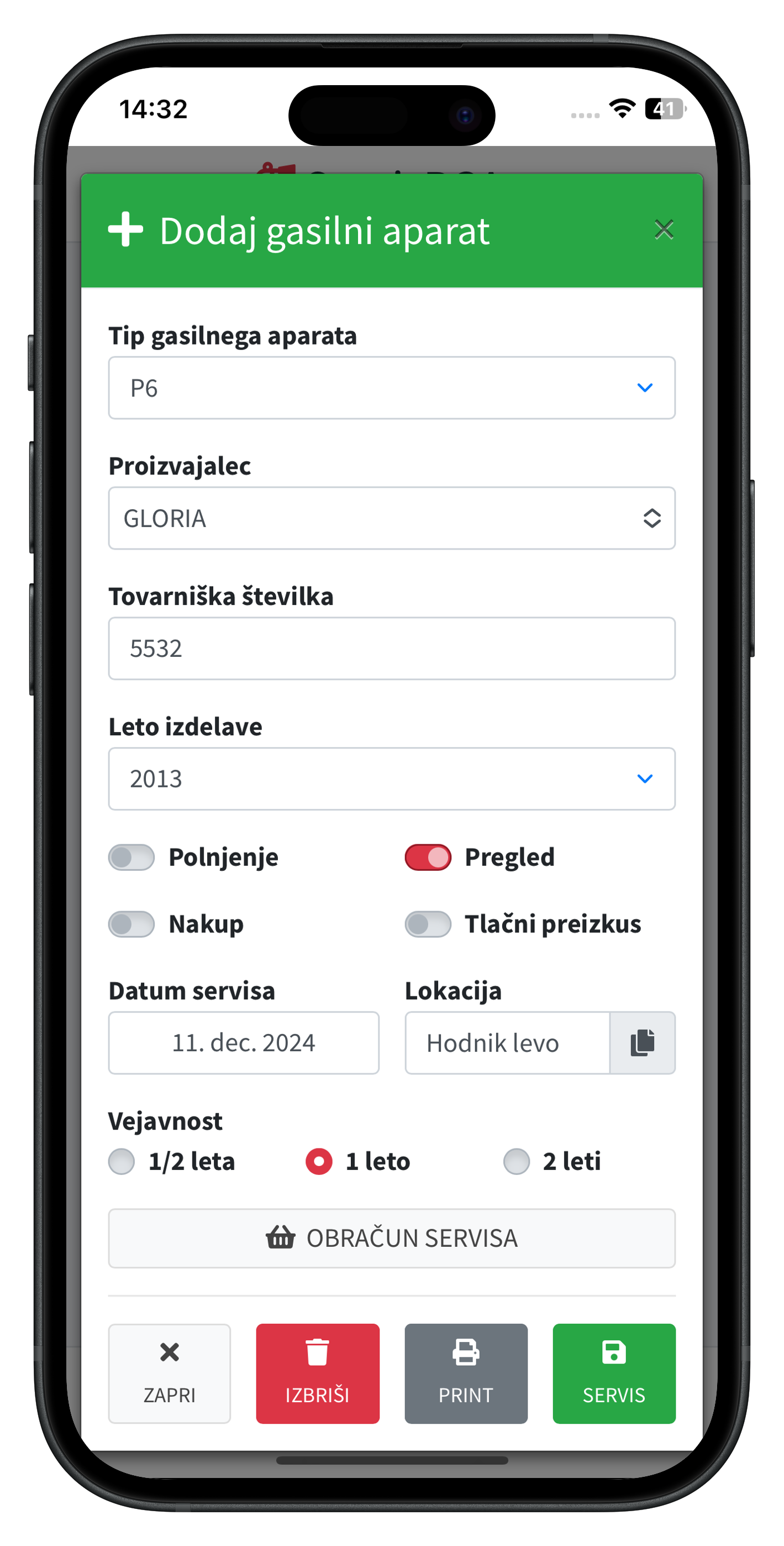 VNOS APARATA